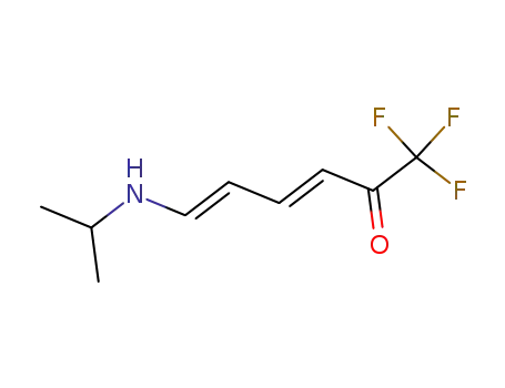 (3E,5E)-1,1,1-Trifluoro-6-isopropylamino-hexa-3,5-dien-2-one