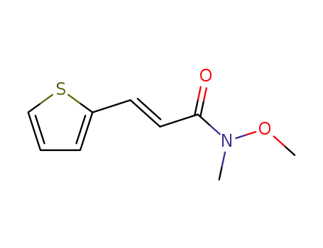 (E)-N-methoxy-N-methyl-3-(thiophen-2-yl)acrylamide