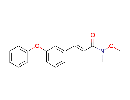 (E)-N-Methoxy-N-methyl-3-(3-phenoxy-phenyl)-acrylamide