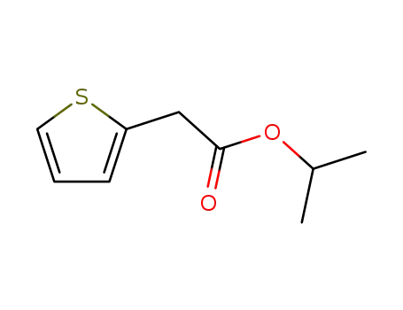 Molecular Structure of 68100-13-0 (2-Thiopheneacetic acid, 1-methylethyl ester)