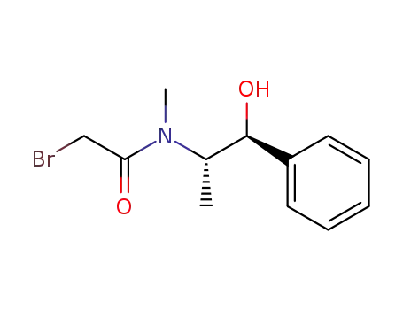 Molecular Structure of 75726-98-6 (Acetamide, 2-bromo-N-(2-hydroxy-1-methyl-2-phenylethyl)-N-methyl-)