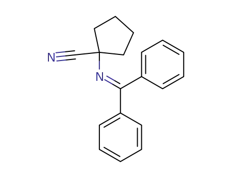 1-<(Diphenylmethylene)-amino>-1-cyclopentanecarbonitrile