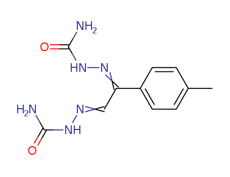 Hydrazinecarboxamide, 2,2'-[1-(4-methylphenyl)-1,2-ethanediylidene]bis-