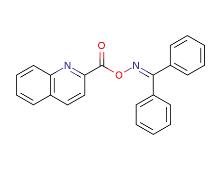 Molecular Structure of 115975-18-3 (Methanone, diphenyl-, O-(2-quinolinylcarbonyl)oxime)