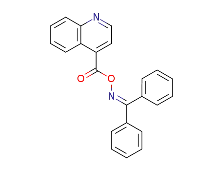 Molecular Structure of 115993-91-4 (Methanone, diphenyl-, O-(4-quinolinylcarbonyl)oxime)