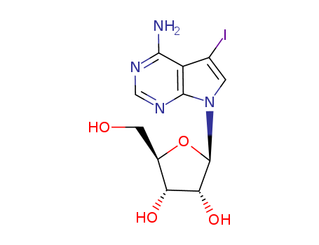 5-?iodo-?7-?β-?D-?ribofuranosyl-7H-?Pyrrolo[2,?3-?d]?pyrimidin-?4-?amine