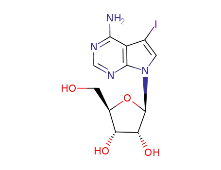 Molecular Structure of 24386-93-4 (5-IODOTUBERCIDIN)
