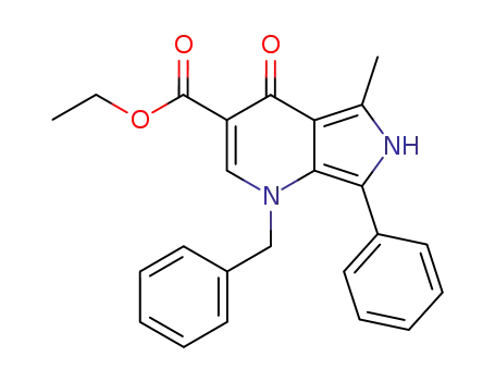 1-benzyl-3-carbethoxy-5-methyl-7-phenyl-1,4-dihydro-4-oxopyrrolo<3,4-b>pyridine