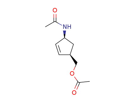 Acetamide,N-[(1R,4S)-4-[(acetyloxy)methyl]-2-cyclopenten-1-yl]-, rel-