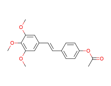 (E)-1-(4-acetoxyphenyl)-2-(2,3,4-trimethoxyphenyl)ethene