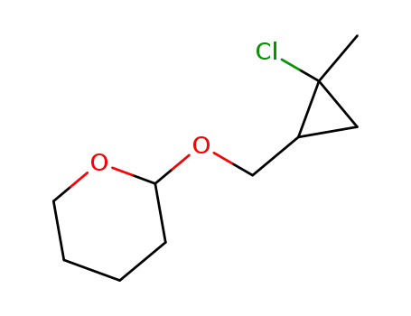 1-Chloro-1-methyl-2-(tetrahydropyranyloxymethyl)cyclopropane