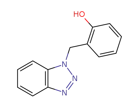 Molecular Structure of 132980-32-6 (Phenol, 2-(1H-benzotriazol-1-ylmethyl)-)