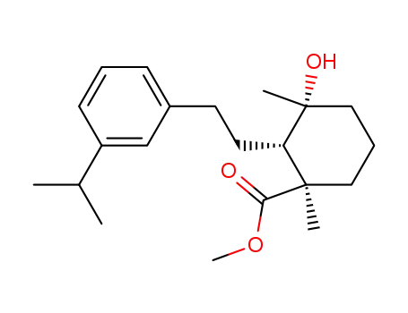 Methyl (1R,2S,3R)-1,3-Dimethyl-1-hydroxy-2<2-(3-isopropylphenyl)-ethyl>cyclohexanecarboxylate