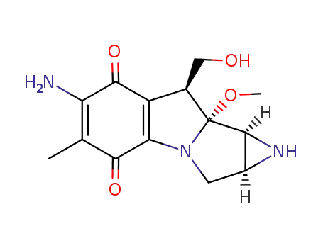 Molecular Structure of 26909-37-5 (10-decarbamoylmitomycin C)