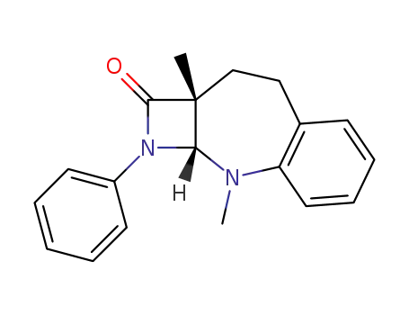 (2aR*9aR*) 2a,9-dimethyl-1-phenyl-1,2a,3,4,9,9a-hexahydro-2H-azeto <2,3-b> <1> benzoazepin-2-one