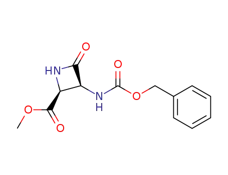 cis-4-(methoxycarbonyl)-2-oxo-3-<<(phenylmethoxy)carbonyl>amino>-1-azetidine