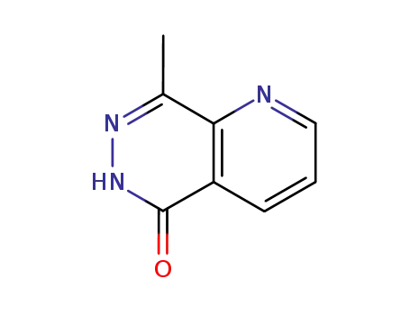 Molecular Structure of 90004-07-2 (Pyrido[2,3-d]pyridazin-5(6H)-one, 8-methyl-)