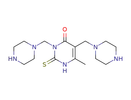 C-5,N-3-Dipiperazinomethylene-6-methyl-2-thiouracil