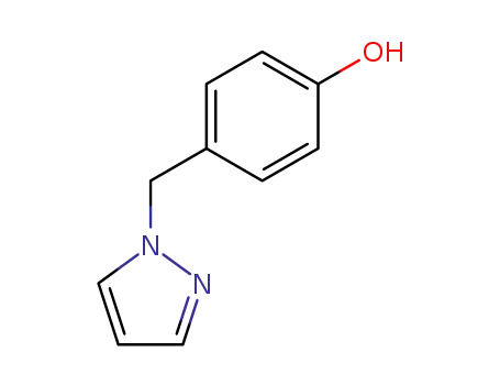 Molecular Structure of 80200-09-5 (1-(4-hydroxybenzyl)pyrazole)