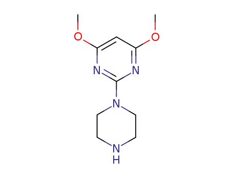 Molecular Structure of 106615-46-7 (4,6-Dimethoxy-2-(piperazin-1-yl)pyrimidine)