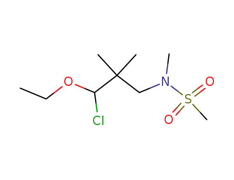 N-methyl-N-(2,2-dimethyl-3-chloro-3-ethoxypropyl)methanesulfonamide