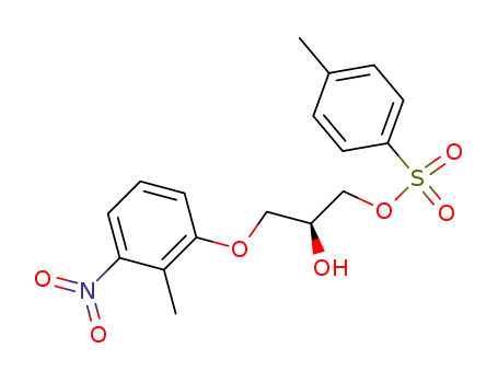 Toluene-4-sulfonic acid (S)-2-hydroxy-3-(2-methyl-3-nitro-phenoxy)-propyl ester
