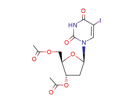 Molecular Structure of 1956-30-5 (3',5'-DIACETYL-5-IODO-2'-DEOXYURIDINE)