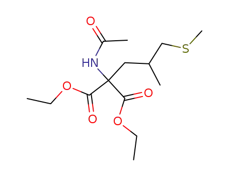 diethyl 2-acetamido-2-<2-methyl-3-(methylthio)propyl>malonate
