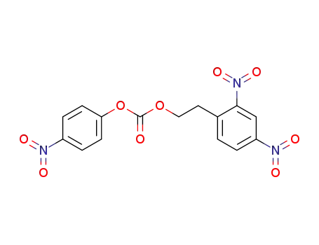 Molecular Structure of 144481-14-1 (Carbonic acid, 2-(2,4-dinitrophenyl)ethyl 4-nitrophenyl ester)
