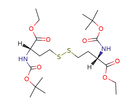 (S)-2-tert-Butoxycarbonylamino-4-((S)-3-tert-butoxycarbonylamino-3-ethoxycarbonyl-propyldisulfanyl)-butyric acid ethyl ester