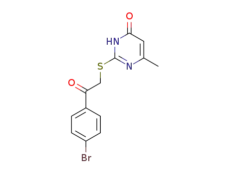 2-{[2-(4-bromophenyl)-2-oxoethyl]sulfanyl}-6-methylpyrimidin-4(3H)-one