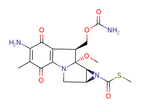 7-amino-9a-methoxy-1a-<(methylthio)carbonyl>mitosane
