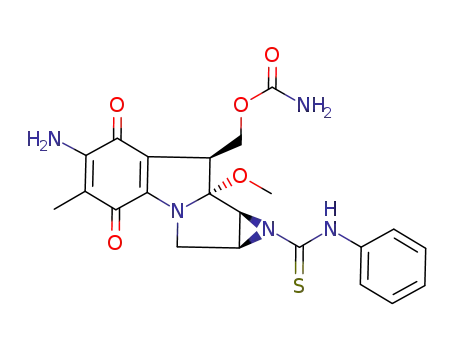 7-amino-9a-methoxy-1a-(phenylthiocarbamoyl)mitosane