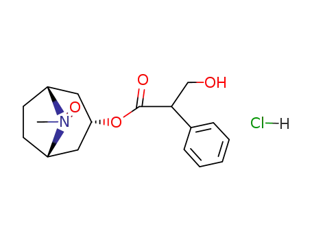 Benzeneacetic acid,R-(hydroxymethyl)-,8- methyl-8-oxido-8-azabicyclo[3.2.1]oct-3-yl ester,hydrochloride,(1R,3&acirc;,5R)-[partial]-