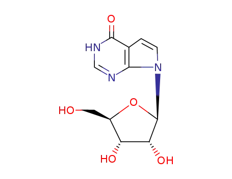Molecular Structure of 2862-16-0 (7-deazainosine)