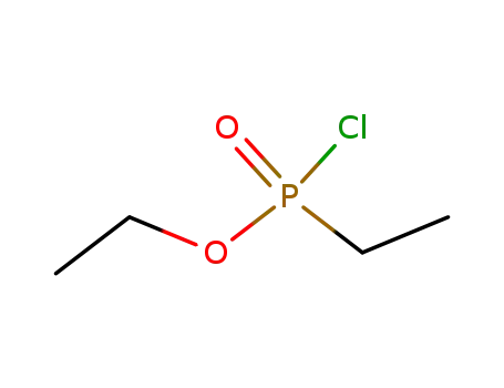 Molecular Structure of 5284-10-6 (Phosphonochloridic acid, ethyl-, ethyl ester)