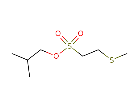 isobutyl 2-methylthioethanesulfonate