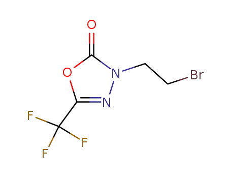 3-(2-Bromethyl)-5-trifluormethyl-1,3,4-oxadiazol-2(3H)-on