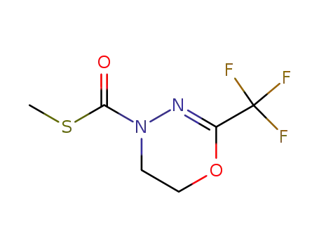 5,6-Dihydro-2-trifluormethyl-4H-1,3,4-oxadiazin-4-carbothionsaeure-S-methylester
