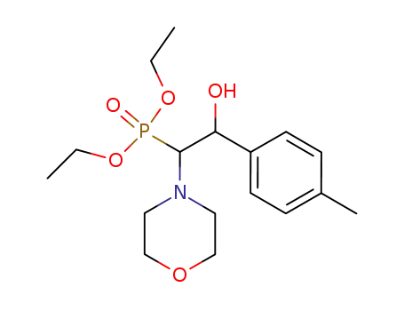 (2-Hydroxy-1-morpholin-4-yl-2-p-tolyl-ethyl)-phosphonic acid diethyl ester