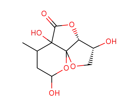 (3R,3aR)-3,5a,8-Trihydroxy-6-methyl-hexahydro-1,4,9-trioxa-cyclopenta[c]inden-5-one