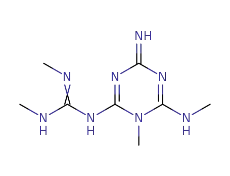 1-methyl-2-methylamino-4-imino-6-(2,3-dimethylguanidino)-1,4-dihydro-1,3,5-triazine