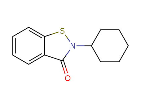 1,2-Benzisothiazol-3(2H)-one, 2-cyclohexyl-