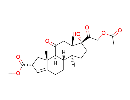 (2R,3aR,3bS,5aS,6R,8aS,8bS)-6-(2-Acetoxy-acetyl)-6-hydroxy-3a,5a-dimethyl-4-oxo-2,3,3a,3b,4,5,5a,6,7,8,8a,8b,9,10-tetradecahydro-dicyclopenta[a,f]naphthalene-2-carboxylic acid methyl ester