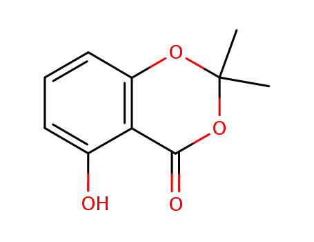 Molecular Structure of 154714-19-9 (5-HYDROXY-2,2-DIMETHYL-4H-BENZO[D][1,3]DIOXIN-4-ONE)