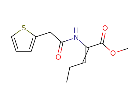 (Z)-2-(2-Thiophen-2-yl-acetylamino)-pent-2-enoic acid methyl ester