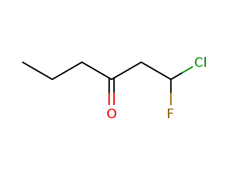 1-Chloro-1-fluoro-hexan-3-one