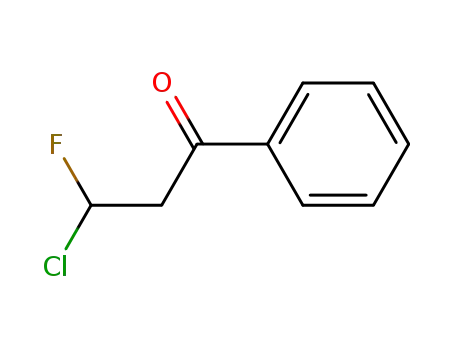 3-Chloro-3-fluoro-1-phenyl-propan-1-one