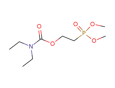 2-(dimethoxyphosphinyl)ethyl diethylcarbamate