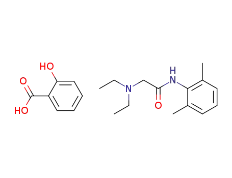 lidocaine monosalicylic acid salt